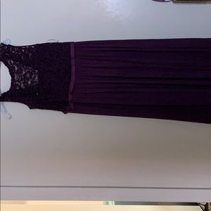 Plum F19328 from David’s bridal, worn once
